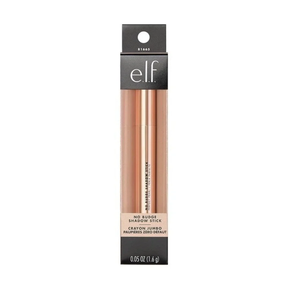 e.l.f. No Budge Shadow Stick,‎ Long-Lasting Cream Eyeshadow Stick Perfect Pearl